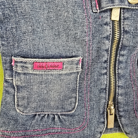 NWT 3T Girls Denim Jacket Babyphat Girlz - Picture 5 of 6